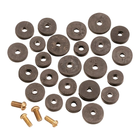 Plumb Pak Plumb Pak Assorted in. D Rubber Faucet Washers 20 pk PP805-20